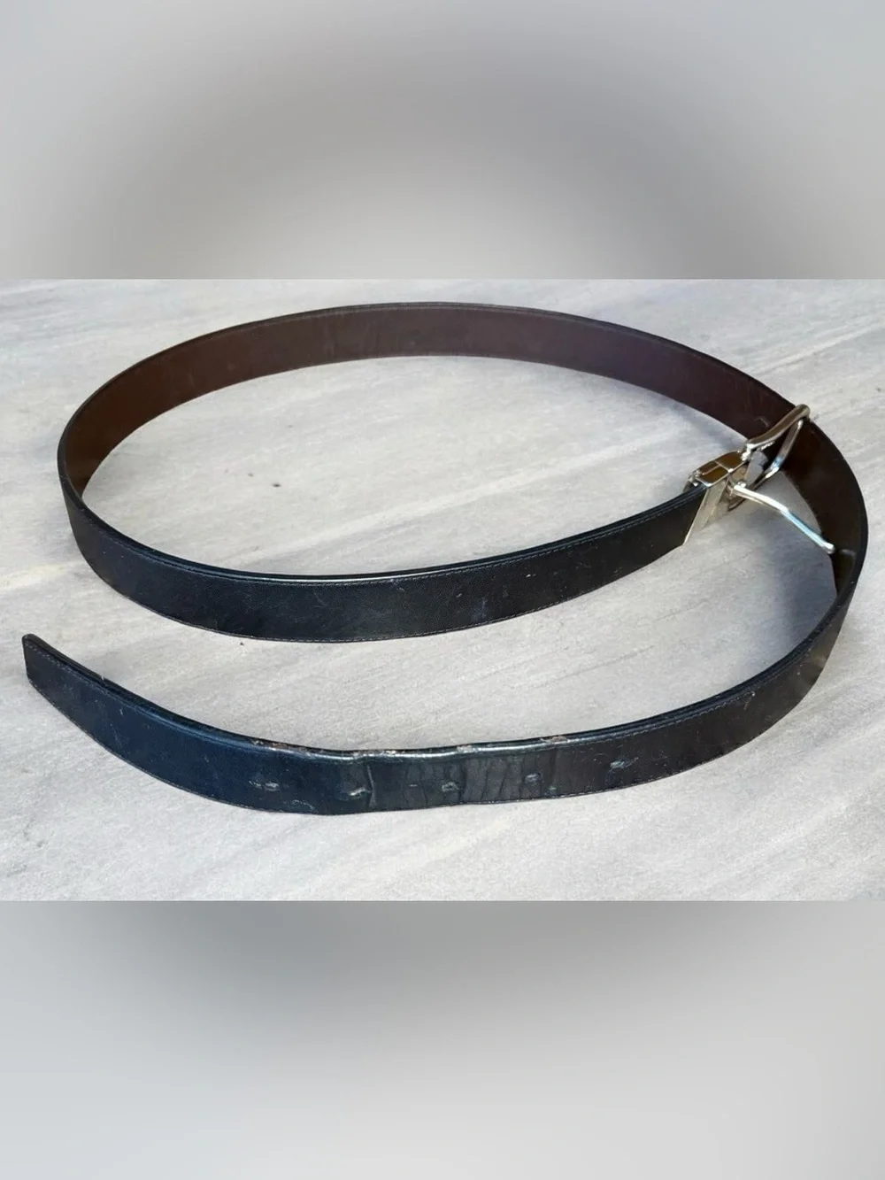 Coach Men’s Reversible Belt Size 42” Black | Brown Leather Dress Belt